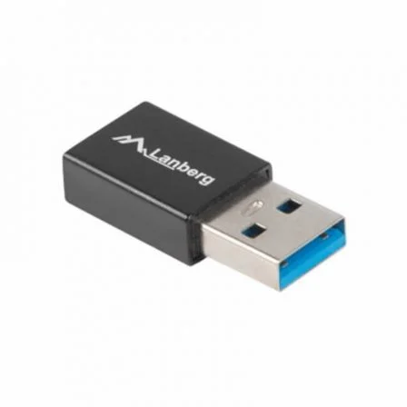 Lanberg Adaptador USB 3.1 tipo A macho a tipo C hembra Negro AD-UC-UA-01